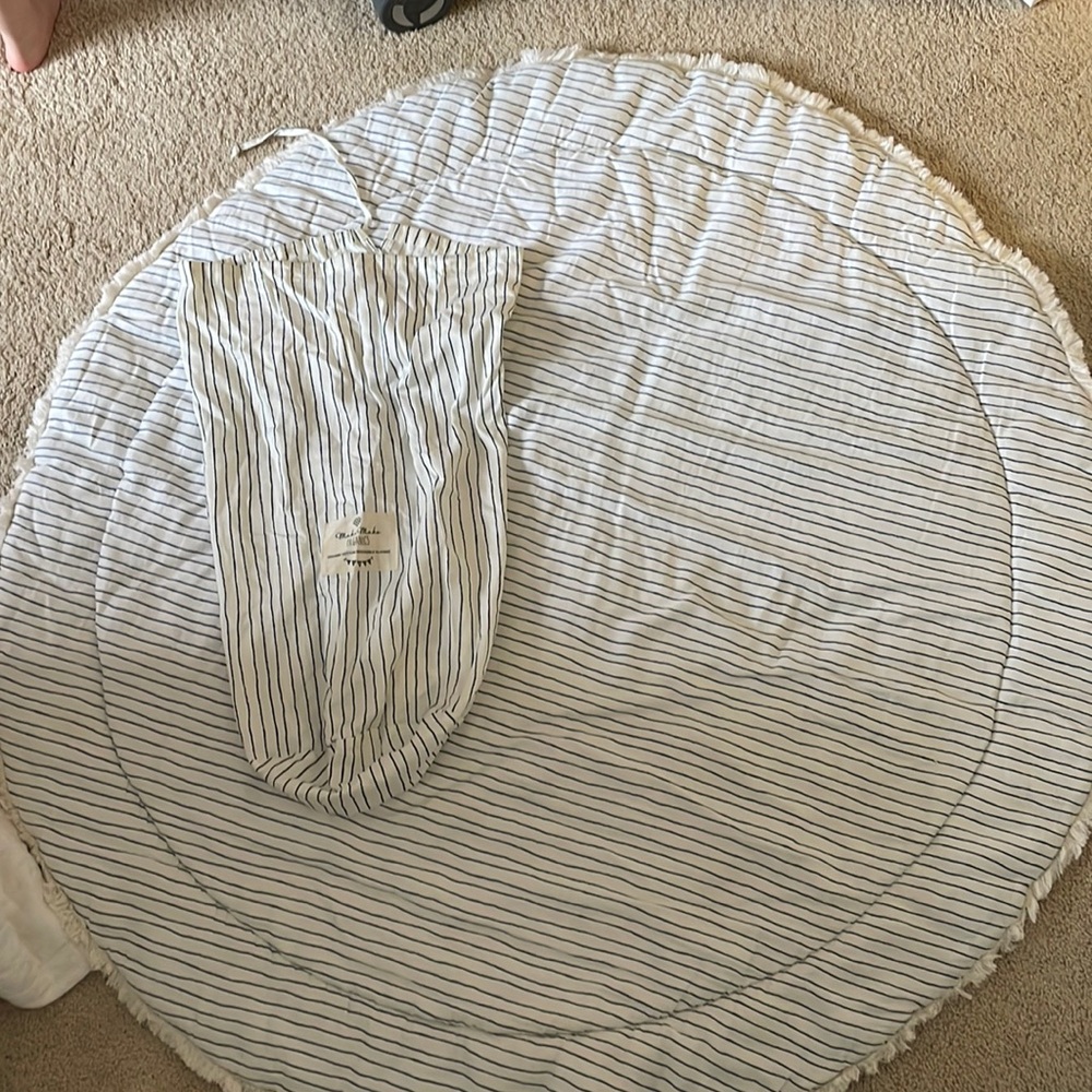 MakeMake Organics Organic Cotton Quilted Reversible Play Mat